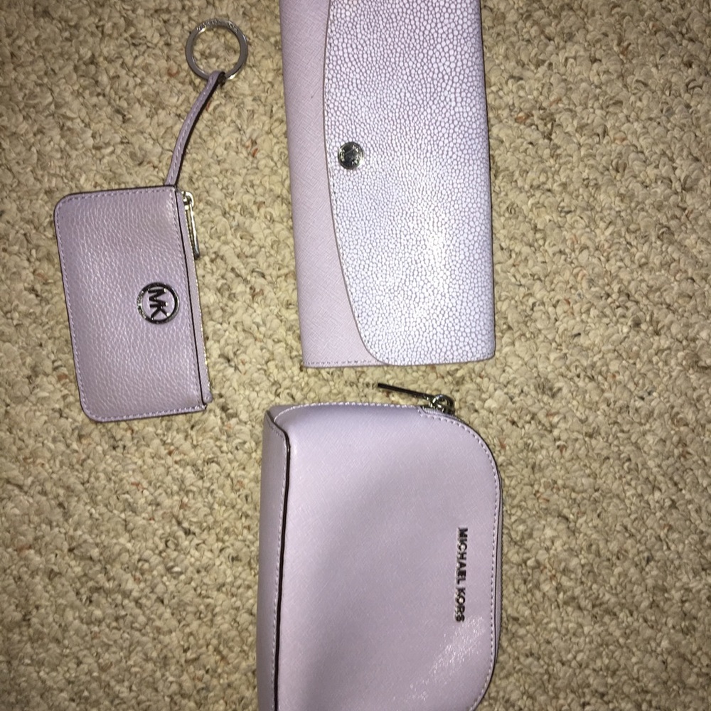 Michael kors wallet change purse &mini make up bag